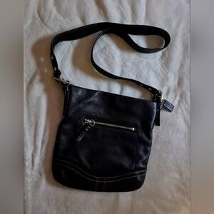 Coach Black Leather Bag